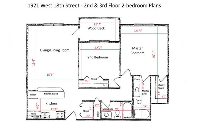 2 beds, 2 baths, 1,100 sqft, $1,080, Unit 1815 C4