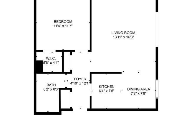 1 bed, 1 bath, 750 sqft, $1,000, Unit 2405 - 08