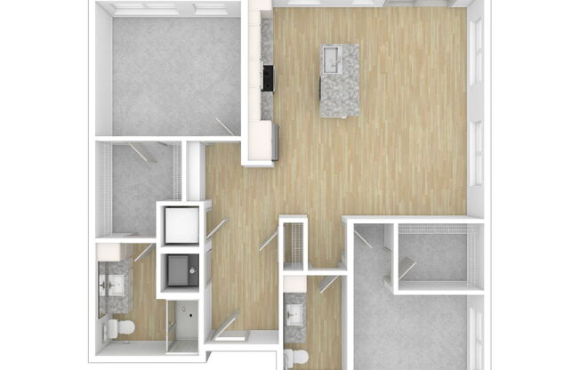 2 beds, 2 baths, 1,195 sqft, $2,080