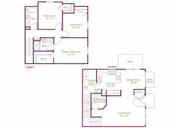 3 beds, 2.5 baths, 1,311 sqft, $1,854