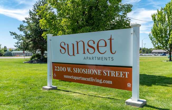 Sunset | Exterior Sign