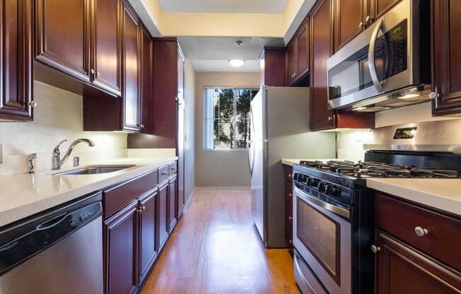 Kitchen with Stainless Steel Appliances