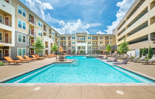 Resort Style Swimming Pool at Aviator West 7th, Fort Worth, 76107