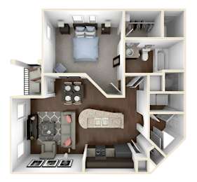 1 bed, 1 bath, 685 sqft, $1,421