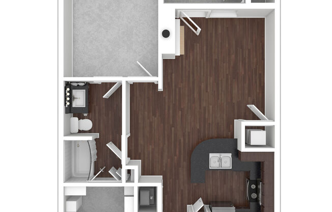 1 bed, 1 bath, 790 sqft, $1,320