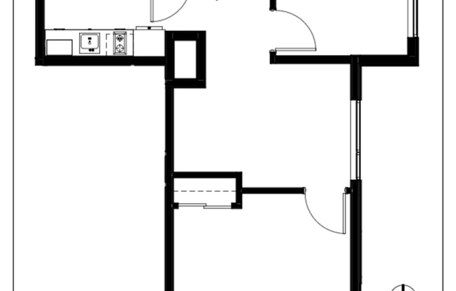 2 beds, 1 bath, 522 sqft, $1,600, Unit 531