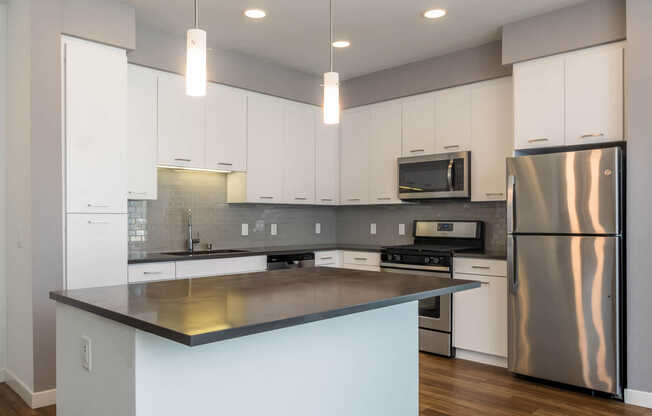 Kitchen with Stainless Steel Appliances