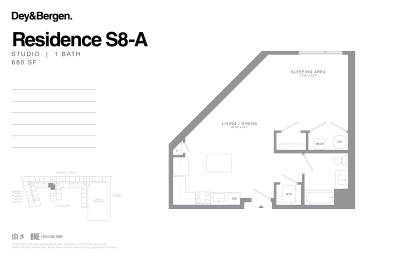 Studio, 1 bath, 680 sqft, $2,295