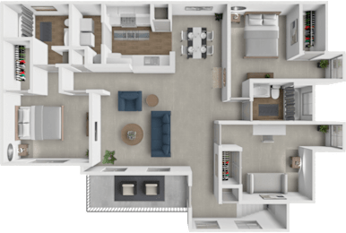 3 beds, 2 baths, 1,511 sqft, $1,599