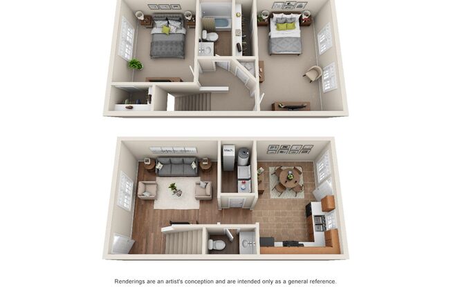 2 beds, 1.5 baths, 1,083 sqft, $1,380, Unit D-8