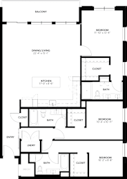 3 beds, 3 baths, 1,520 sqft, $3,587
