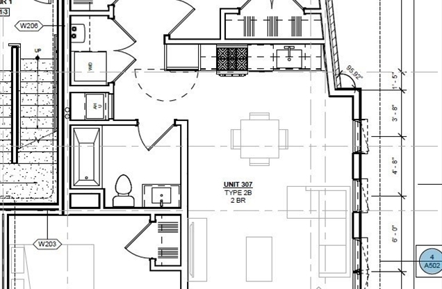2 beds, 1 bath, 875 sqft, $4,150, Unit 307