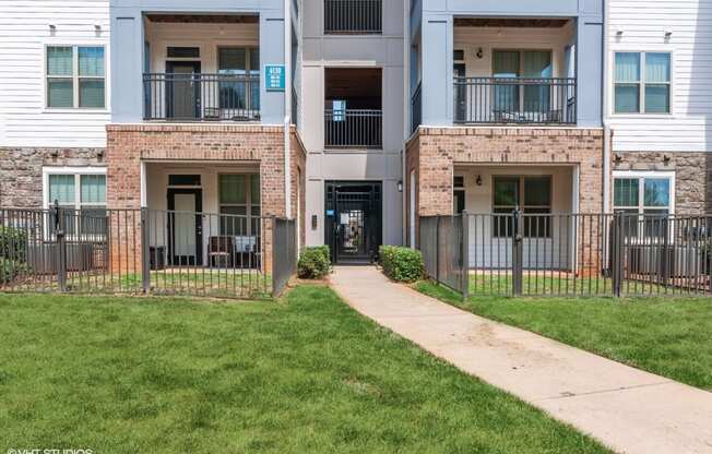 our apartments are equipped with a walkway to the entrance