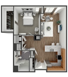1 bed, 1 bath, 790 sqft, $2,375