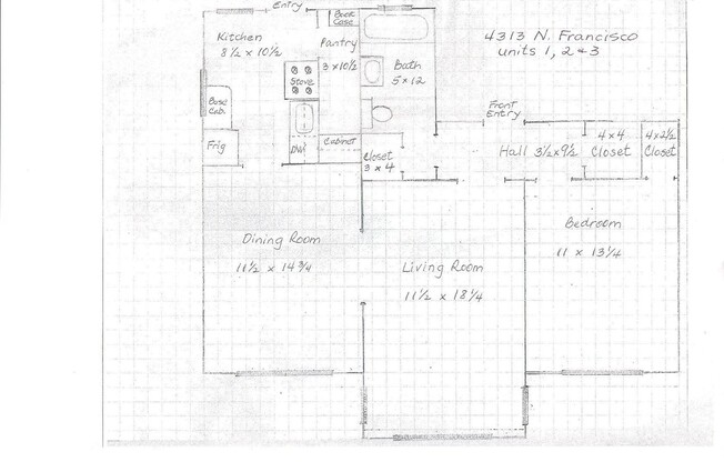 1 bed, 1 bath, $1,640, Unit 1J