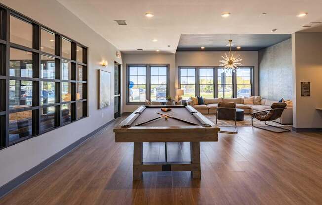 Billiards Table at Evolve at Parkway Apartment Homes, Concord
