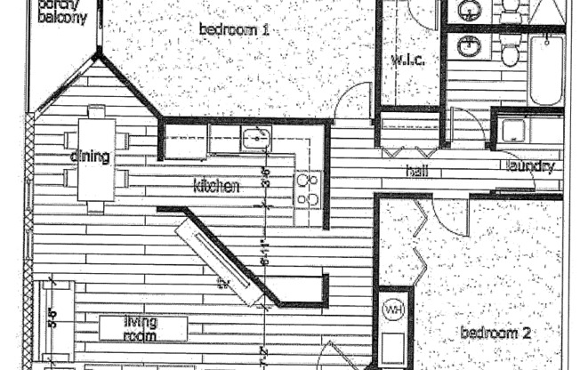 2 beds, 2 baths, $1,380