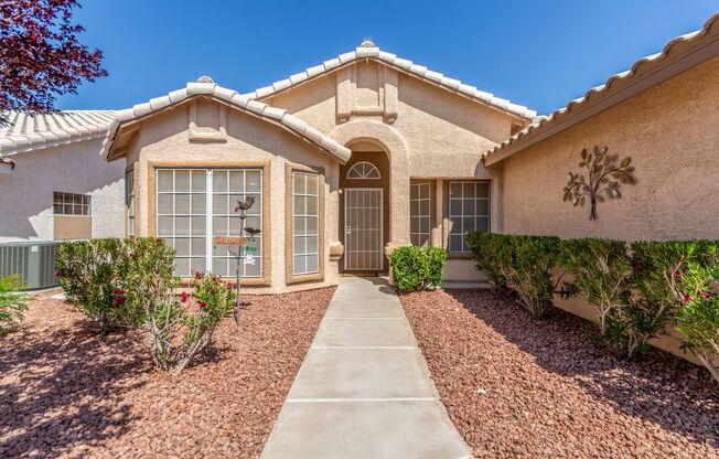 Guard Gated, Golf course-front single story home in Los Prados Guard Gated community!