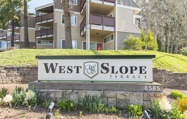 West Slope Terrace Signage