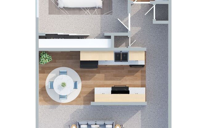 1 bed, 1 bath, 575 sqft, $1,300, Unit 14