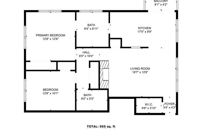 2 beds, 2 baths, 750 sqft, $1,395, Unit #4