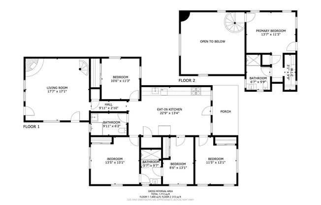 5 beds, 3 baths, 1,794 sqft, $8,300, Unit 4841 Art St.