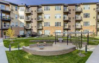 Building Exterior view at The Legends at Silver Lake Village 55+ Apartments, St. Anthony, Minnesota, 55421
