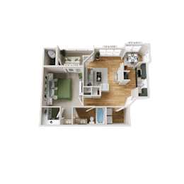 1 bed, 1 bath, 800 sqft, $1,289