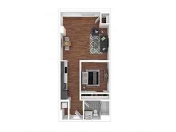 1 bed, 1 bath, 715 sqft, $2,199