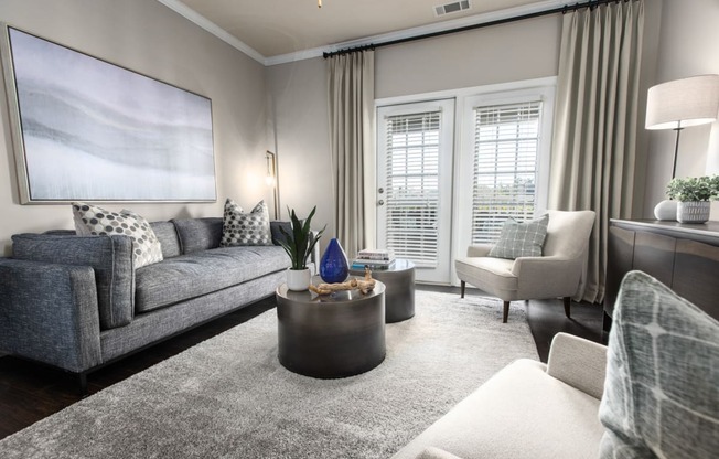 Model Living Room at Ansley Town Center, Georgia