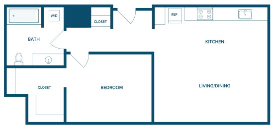 1 bed, 1 bath, 775 sqft, $2,085