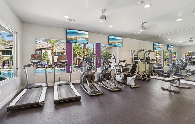 Fitness Center and Pool View