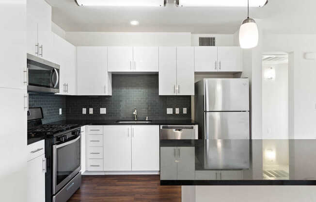 Kitchen with Stainless Steel Appliances