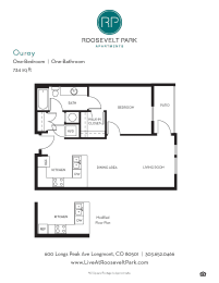 1 bed, 1 bath, 699 sqft, $1,607