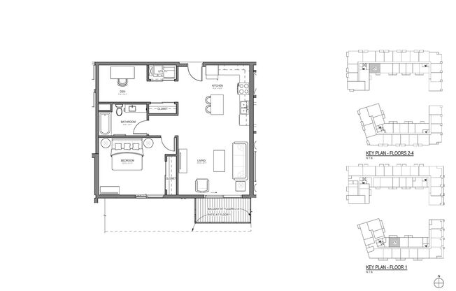 1 bed, 1 bath, 932 sqft, $1,725, Unit 408-A