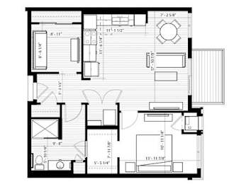 1 bed, 1 bath, 837 sqft, $1,945