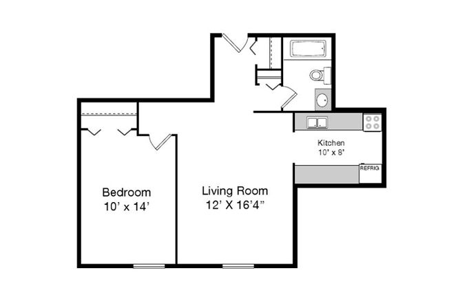 1 bed, 1 bath, 700 sqft, $1,550, Unit 0606