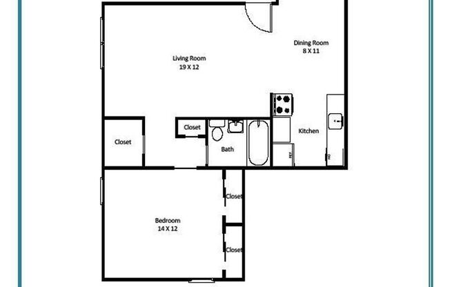 1 bed, 1 bath, 748 sqft, $1,380, Unit 00 - C-15