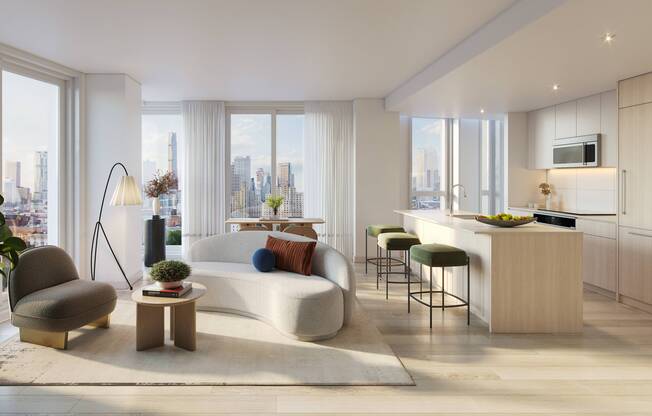 1 bed, 1 bath, $4,000, Unit 6N