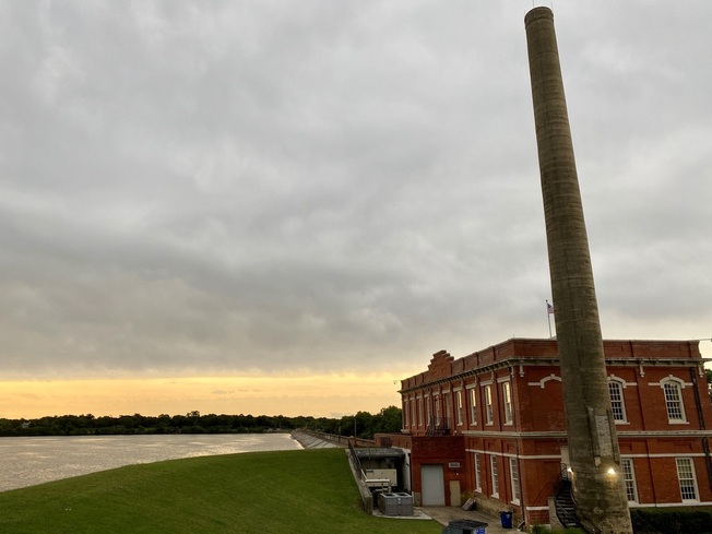 Pump Station at White Rock Lake in Dallas