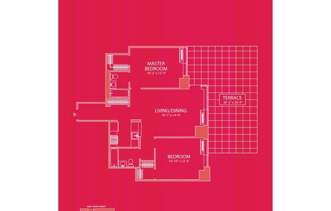 2 beds, 2 baths, $6,900, Unit 201