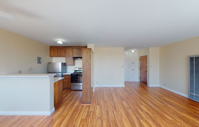 Upgraded 1 bedroom 1 bath apartment in Monterey Park hilltop four-plex!