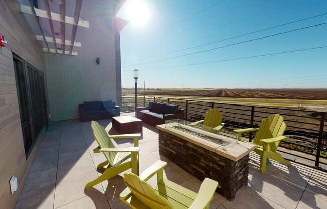 image of rooftop patio