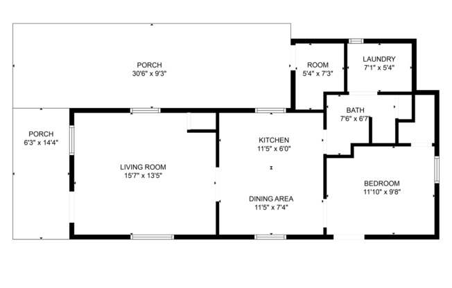 1 bed, 1 bath, $675, Unit Unit A