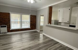 STUDIO $1495 LOS FELIZ HARDWOODS EXPOSED BRICK QUARTZ