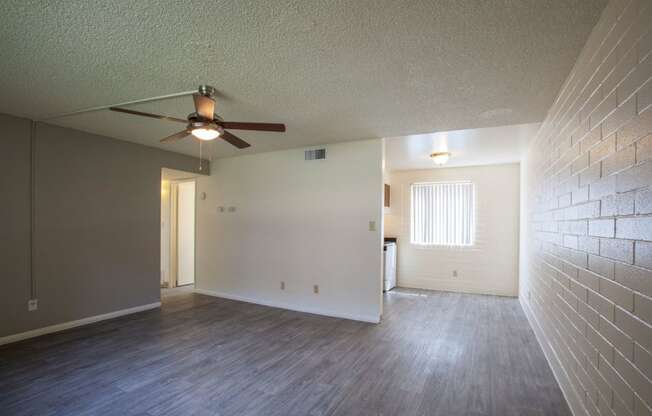 Living Room at Zona Village Apartments in Tucson, AZ