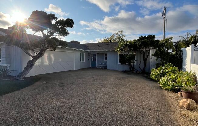 AVAILABLE NOW! STUNNING 3BD/2BA ON CORONADO ISLAND! -2 BLOCKS FROM THE BEACH! $6,995/mo