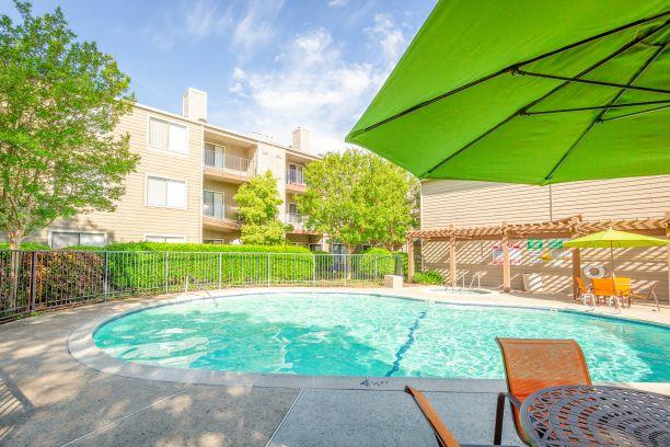Glimmering Pool View at California Place Apartments, Sacramento