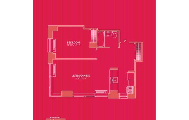 1 bed, 1 bath, $4,670, Unit 2003