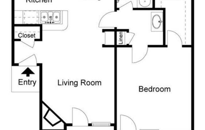1 bed, 1 bath, 660 sqft, $1,036